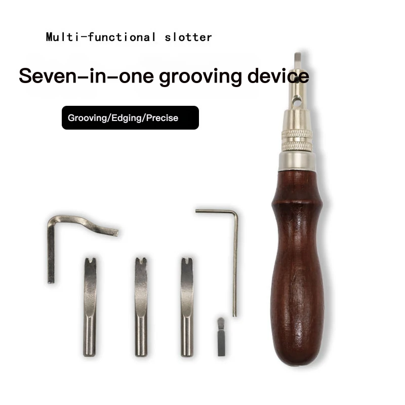 7-In-1 Multifunctional Leather - Leatherwork Edge Creaser 评论和价格
