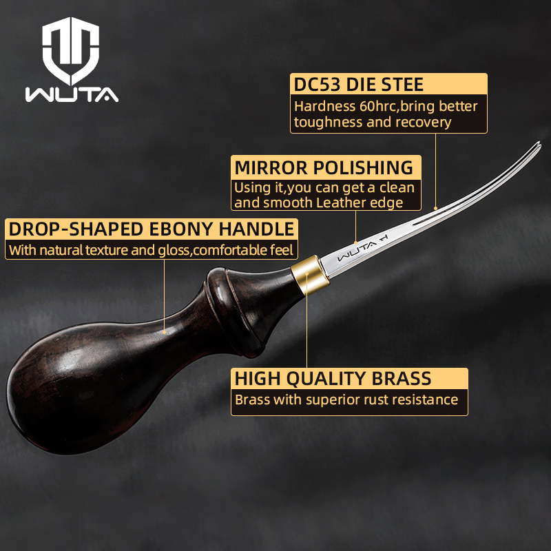 WUTA Leather Edge Beveler PRO  - Leatherwork Edge Creaser 评论和价格