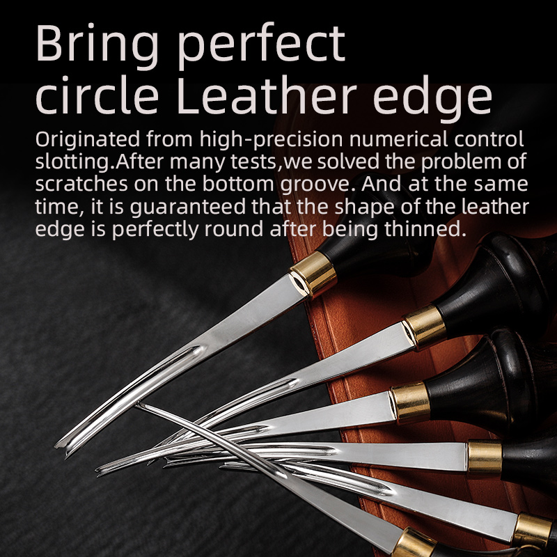 WUTA Leather Edge Beveler PRO  - Leatherwork Edge Creaser 评论和价格