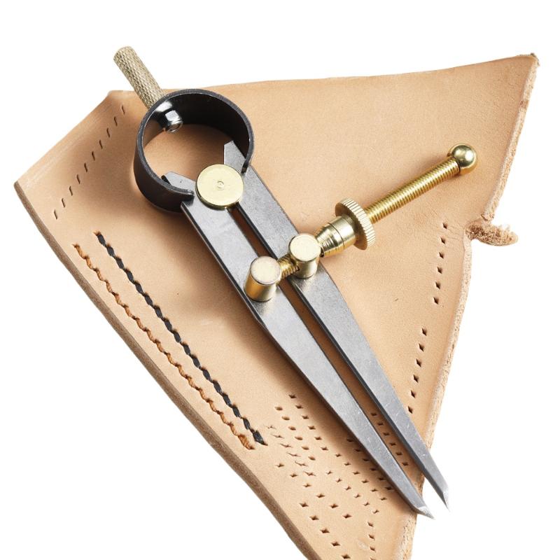 1pc Flat Leg Spring Compass Di - Leatherwork Edge Creaser 评论和价格