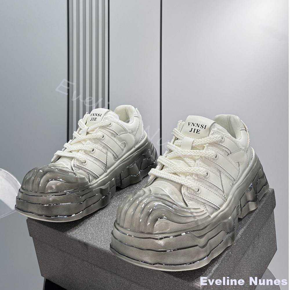 Thick-soled Chunky Sneakers Me - Unique Leather Work 评论和价格