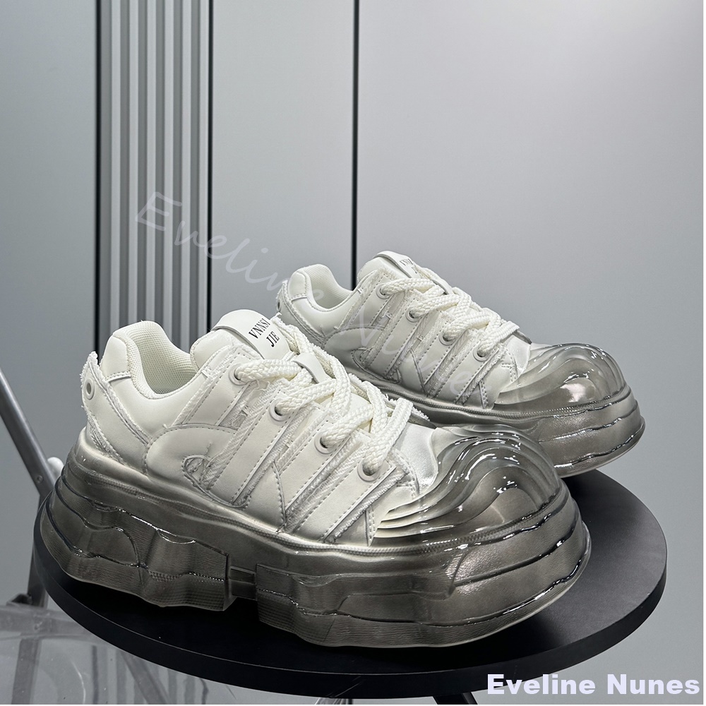 Thick-soled Chunky Sneakers Me - Unique Leather Work 评论和价格