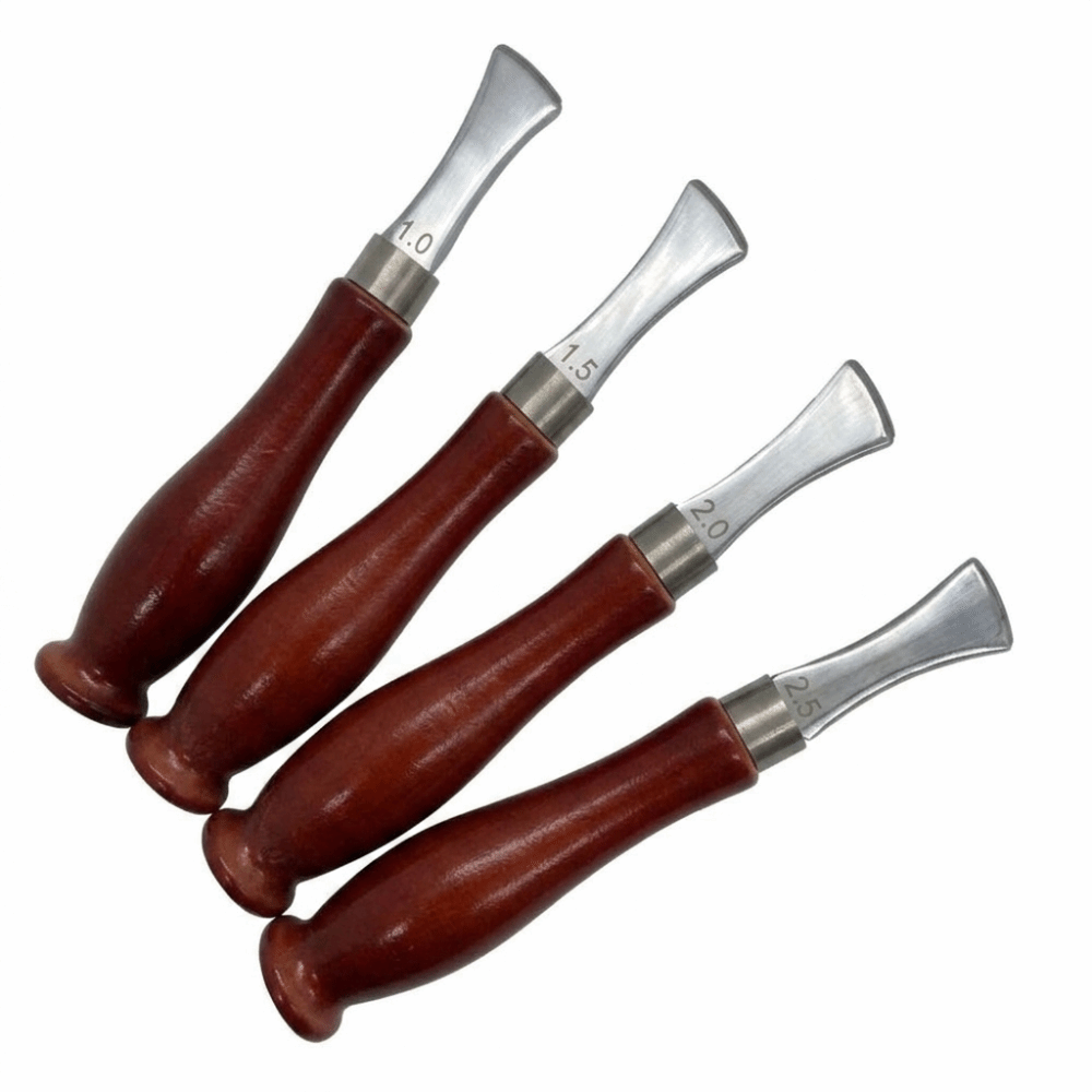 4pcs Precision Beveler Leather - Leatherwork Edge Creaser 评论和价格