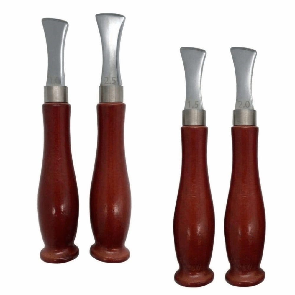 4pcs Precision Beveler Leather - Leatherwork Edge Creaser 评论和价格