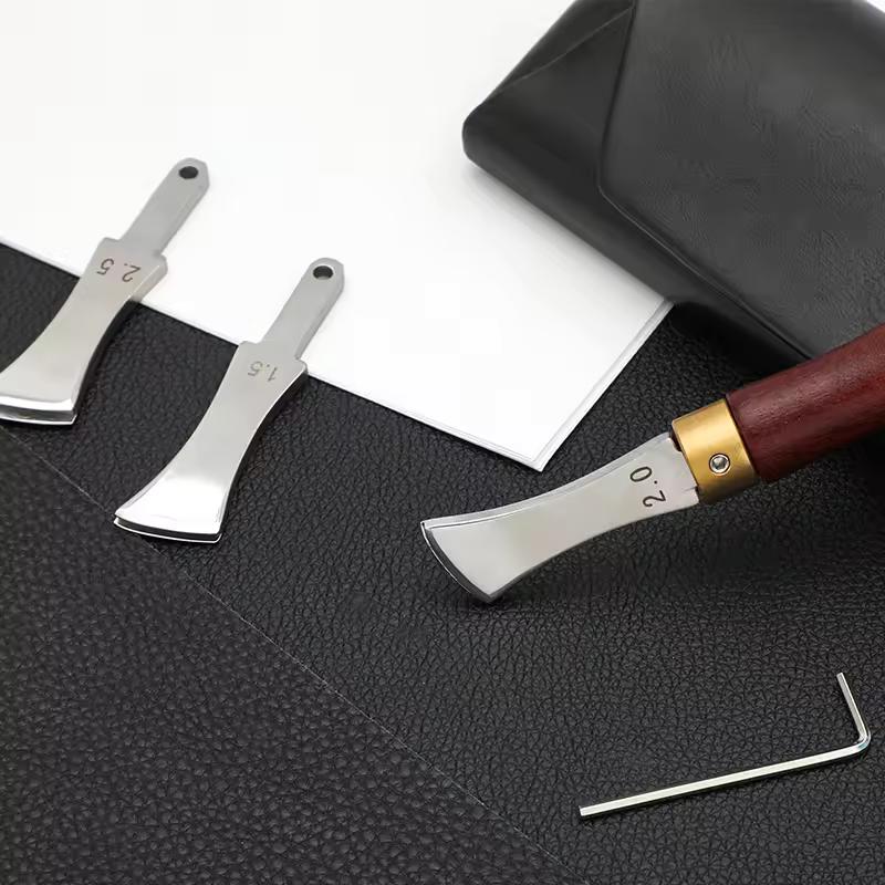 4pcs Leather Edge Creaser Tool - Leatherwork Edge Creaser 评论和价格