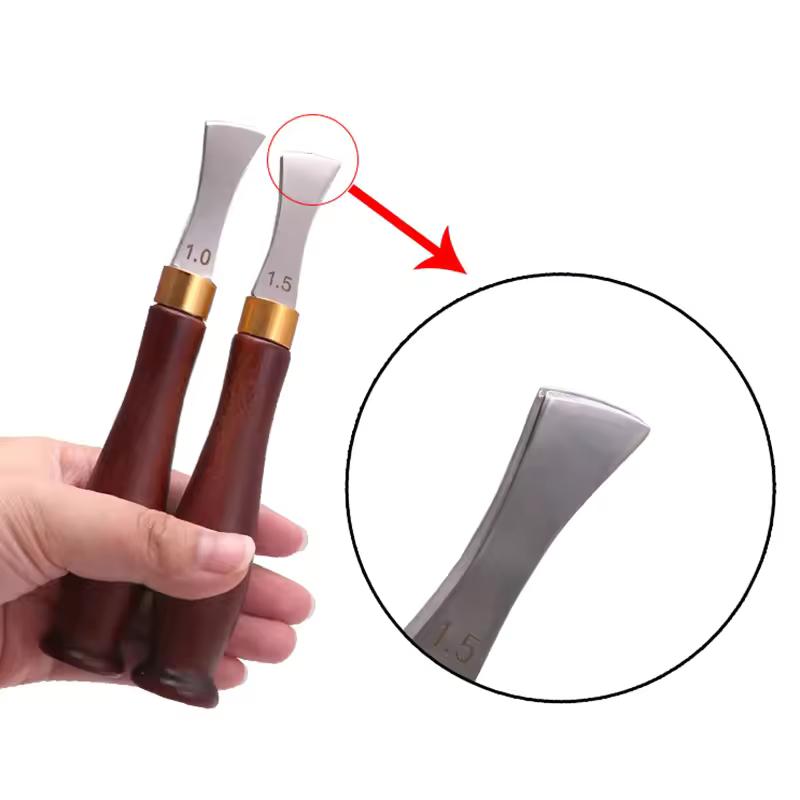 4pcs Leather Edge Creaser Tool - Leatherwork Edge Creaser 评论和价格