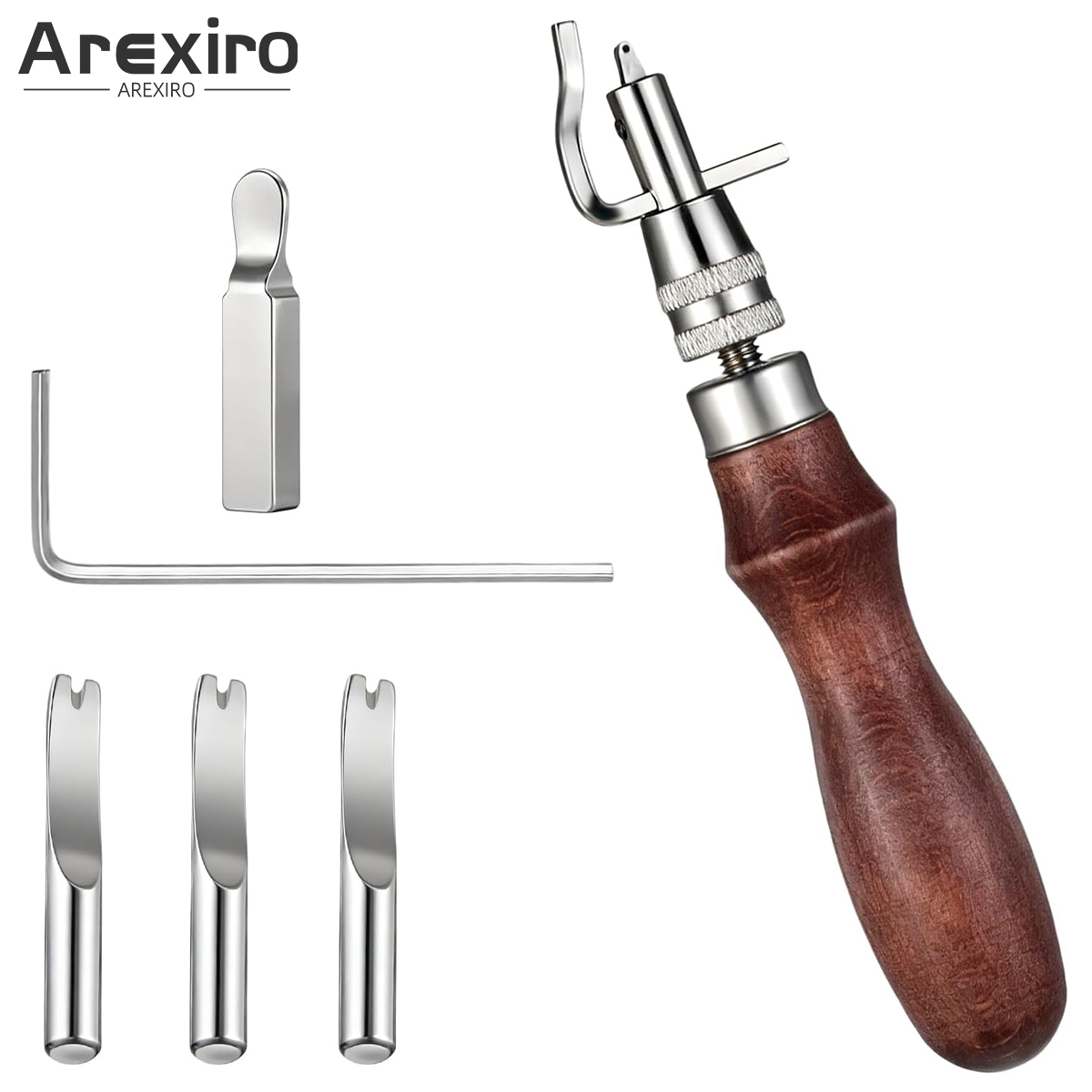 7 In 1 Adjustable Leather Stit - Leatherwork Edge Creaser 评论和价格