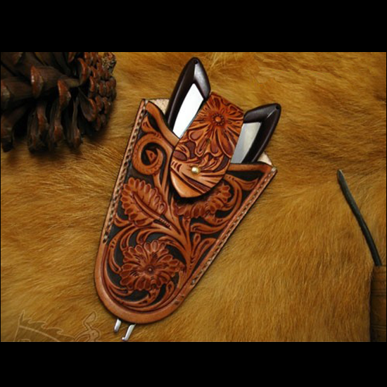 Tang dynasty flower Hand-work  - Unique Leather Work 评论和价格