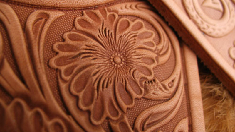 Tang dynasty flower Hand-work  - Unique Leather Work 评论和价格