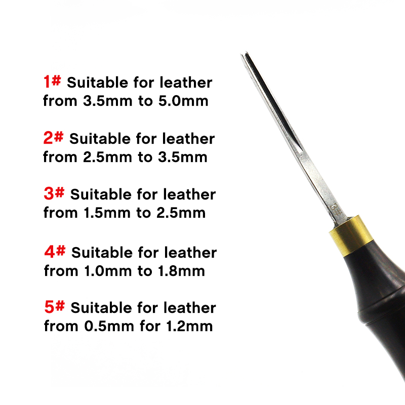 QJH Leather Edge Beveler PRO S - Leatherwork Edge Creaser 评论和价格