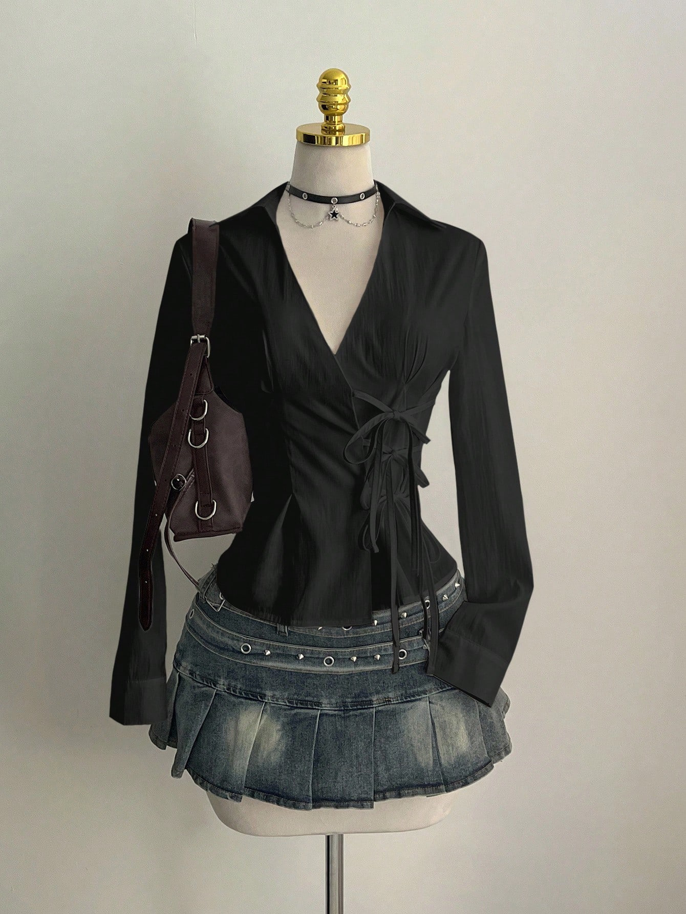 Harajuku Women's Shirt Unique  - Unique Leather Work 评论和价格