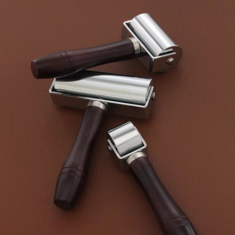 25/60/100mm Wooden Handle Leat - Leatherwork Edge Creaser 评论和价格