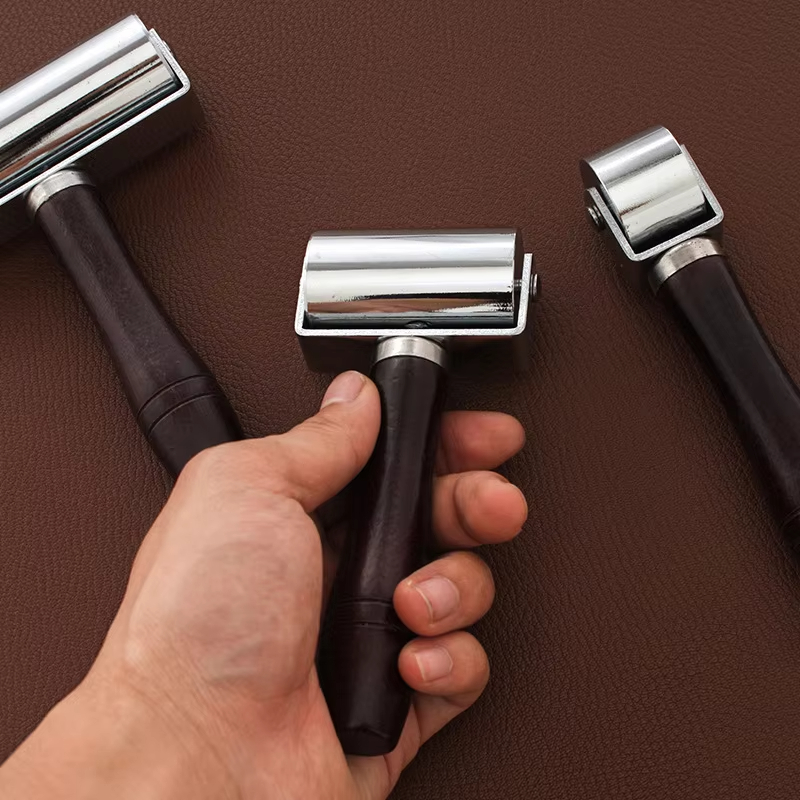 25/60/100mm Wooden Handle Leat - Leatherwork Edge Creaser 评论和价格