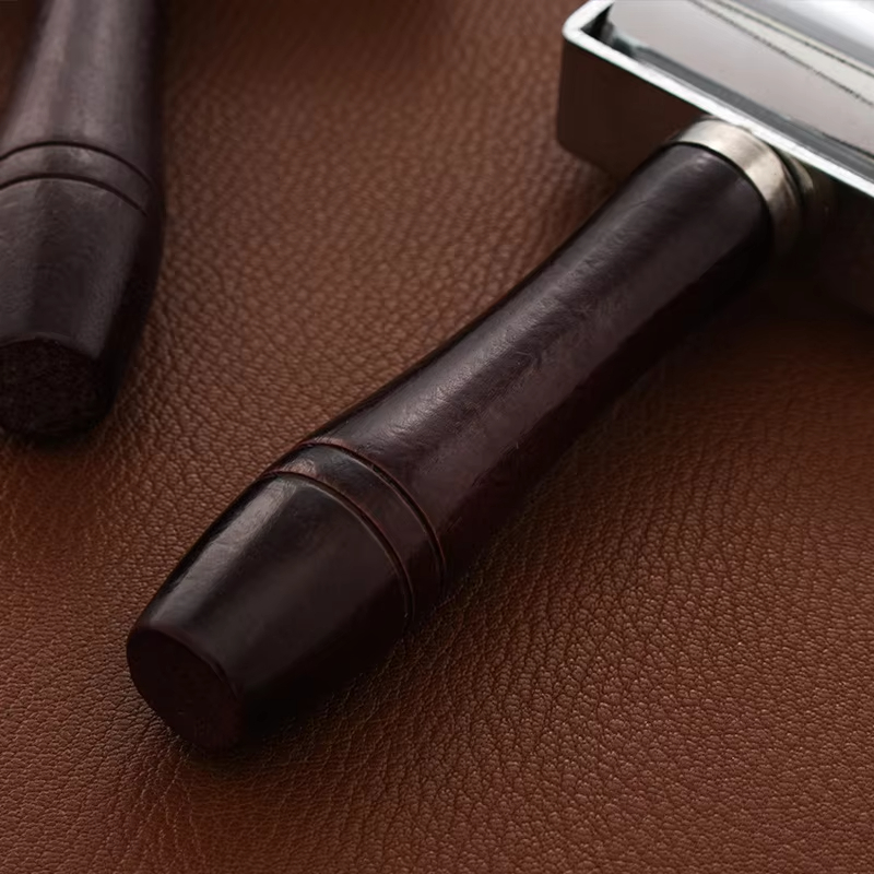 25/60/100mm Wooden Handle Leat - Leatherwork Edge Creaser 评论和价格
