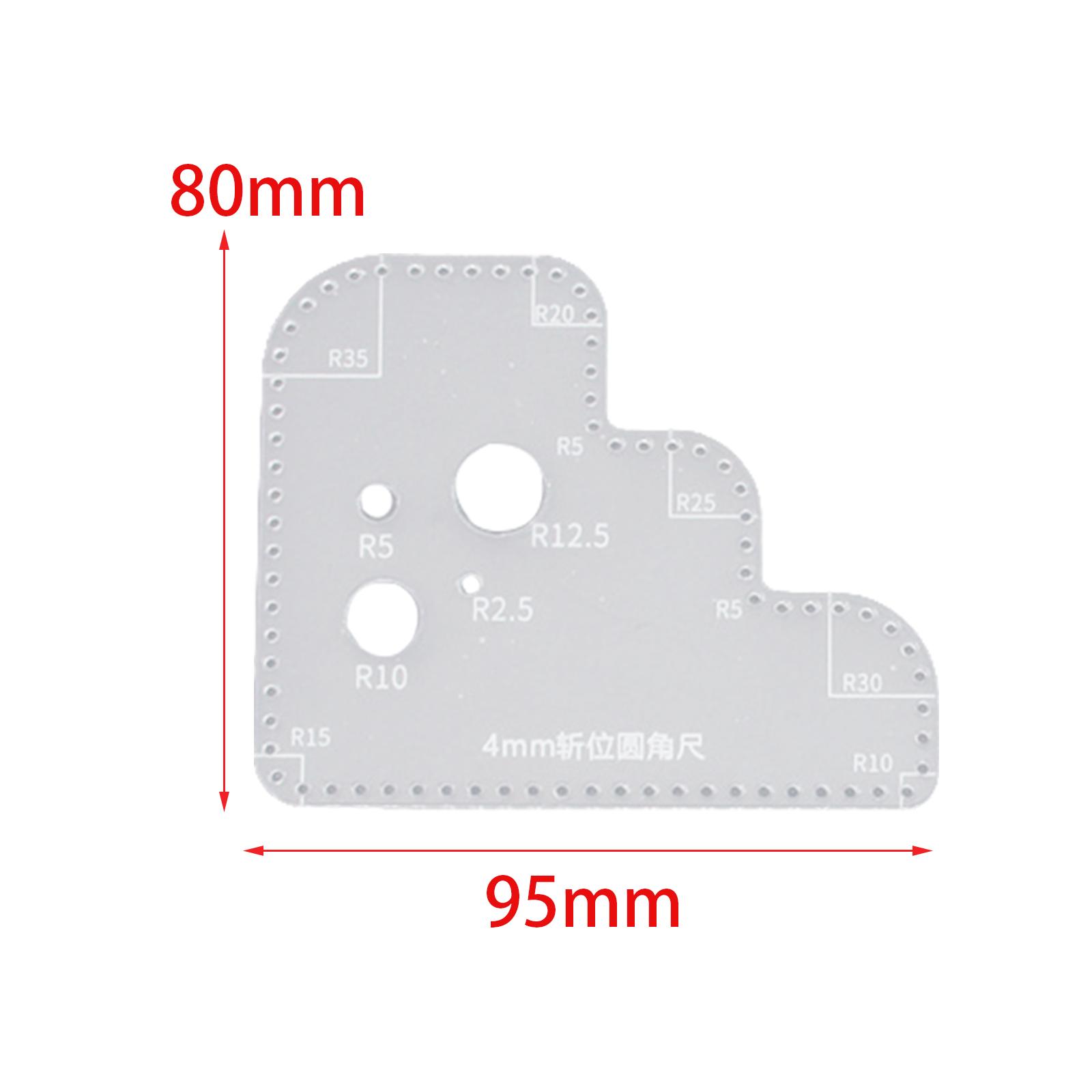 Transparent Acrylic Circle Tem - Leatherworking Guide 评论和价格