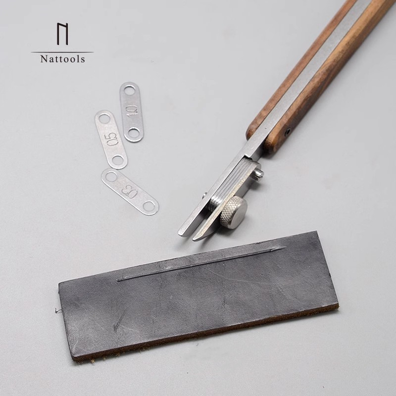 Nattools Adjustable Leather Ed - Leatherwork Edge Creaser 评论和价格