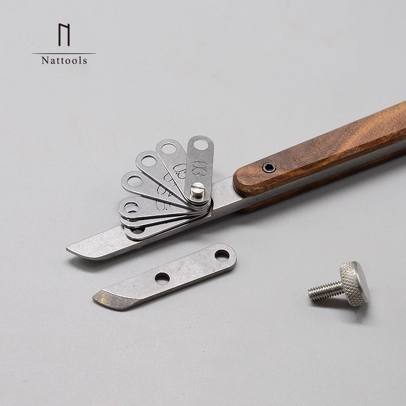 Nattools Adjustable Leather Ed - Leatherwork Edge Creaser 评论和价格