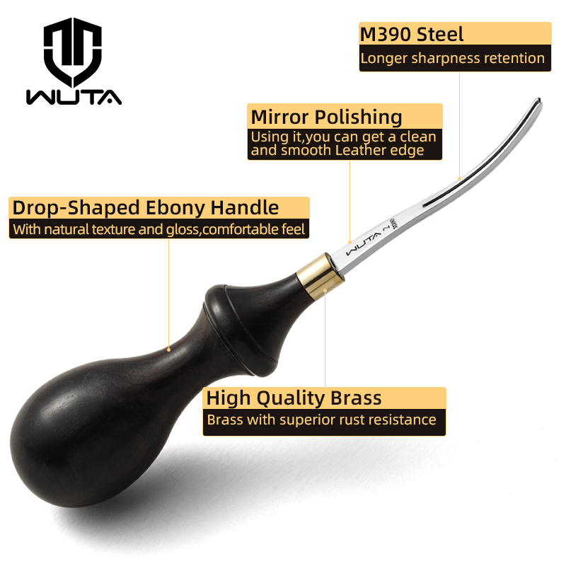 WUTA Leather Edge Beveler PRO  - Leatherwork Edge Creaser 评论和价格