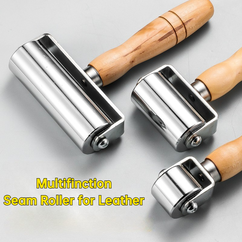 3 Size Leather Edge Roller Cre - Leatherwork Edge Creaser 评论和价格