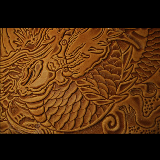 Dragon pattern Hand-work uniqu - Unique Leather Work 评论和价格