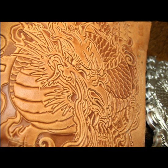 Dragon pattern Hand-work uniqu - Unique Leather Work 评论和价格