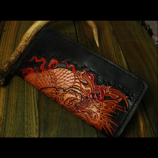 Dragon pattern Hand-work uniqu - Unique Leather Work 评论和价格