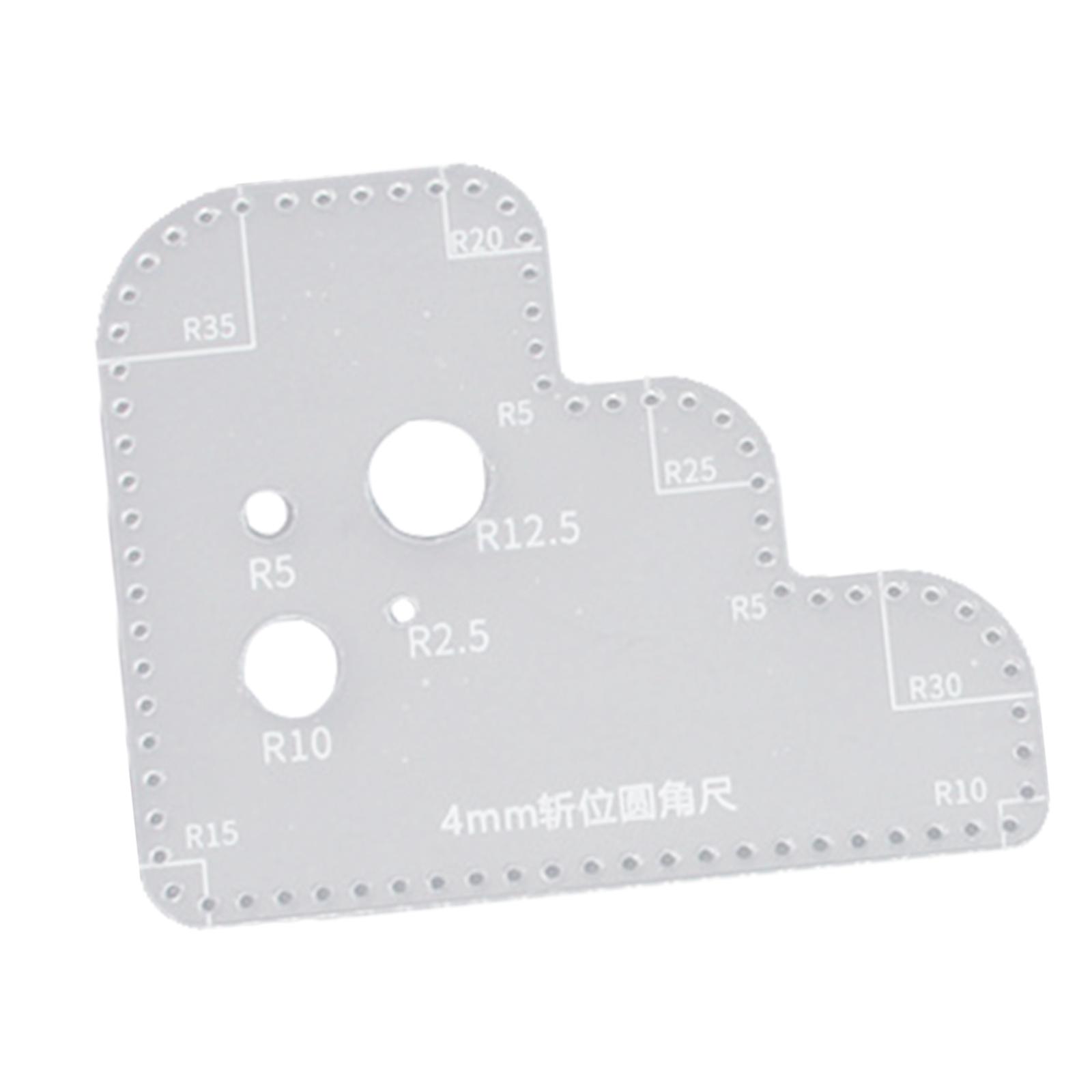 Acrylic Template for Leather C - Leatherworking Guide 评论和价格