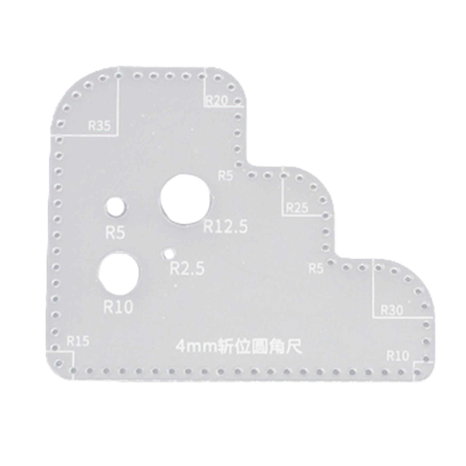 Acrylic Template for Leather C - Leatherworking Guide 评论和价格